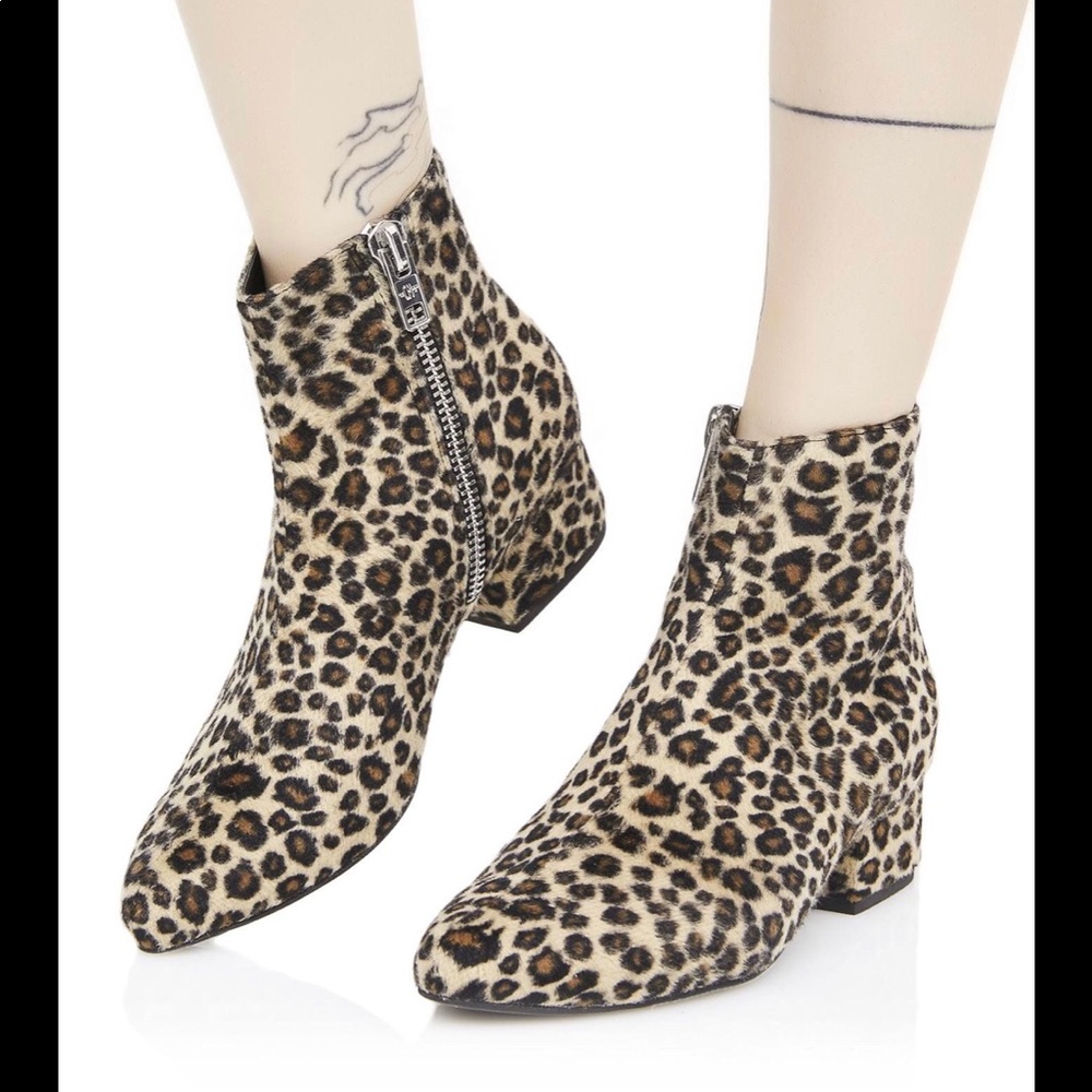 Current mood leopard booties